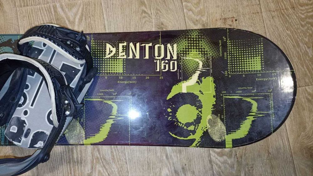 Сноуборд Denton 160, ботинки BlackFire 46р.