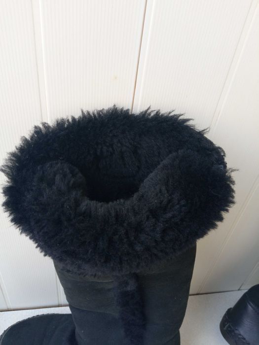 Женские зимние сапоги на овчине TORY BURCH  р.36-37