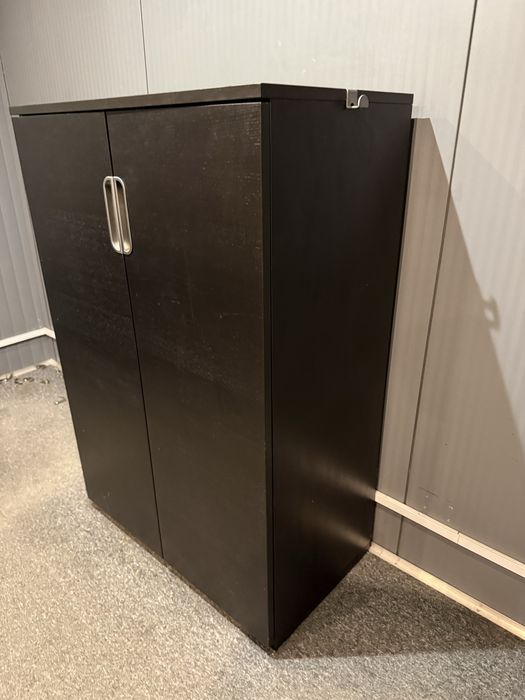 Szafka czarna biurowa