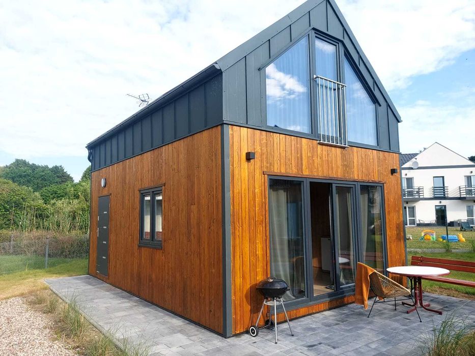 DOM Z PACZKI, domek drewniany 35m2 do samodzielnego montażu PROMOCJA