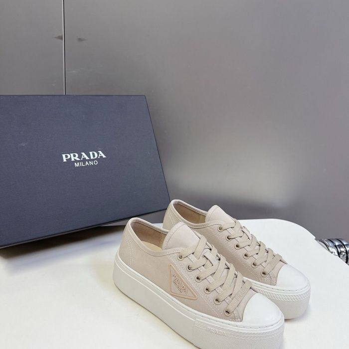 Prada Wheel Gabardine Low-Top Sneakers , кеди прада