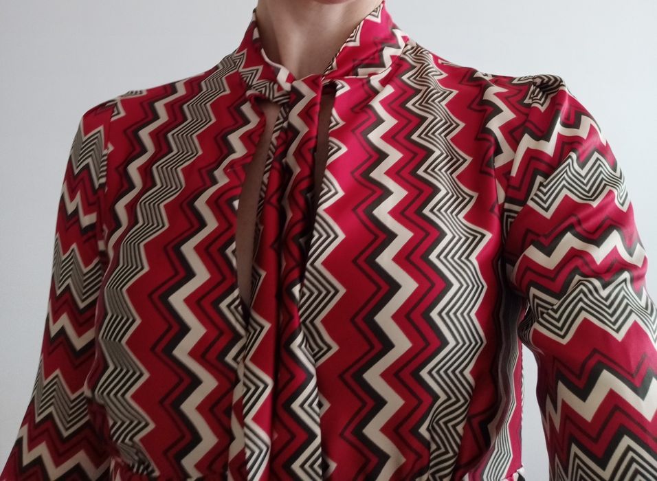 Vestido midi estampado retro Zara