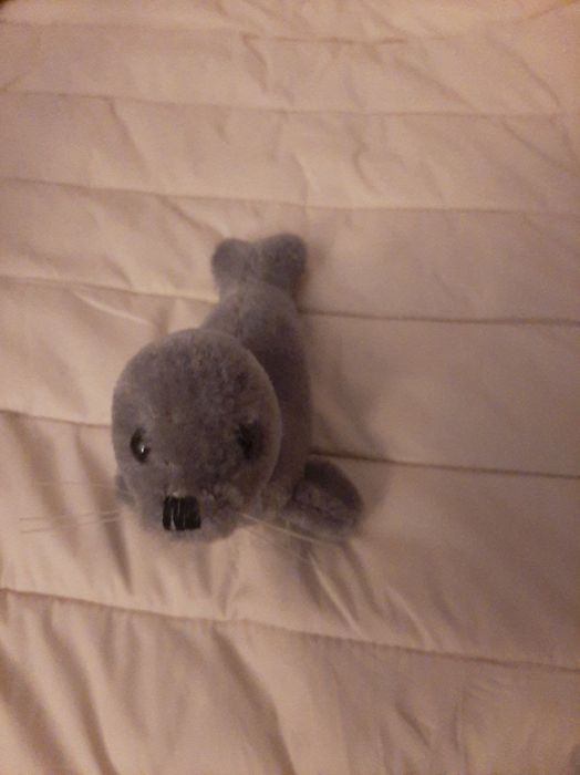 Foca Bebé Vintage 100% lã - anos 80