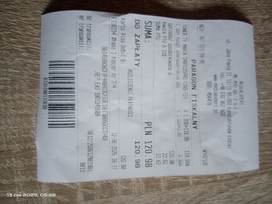 Dekoder DVB-T firmy Manta