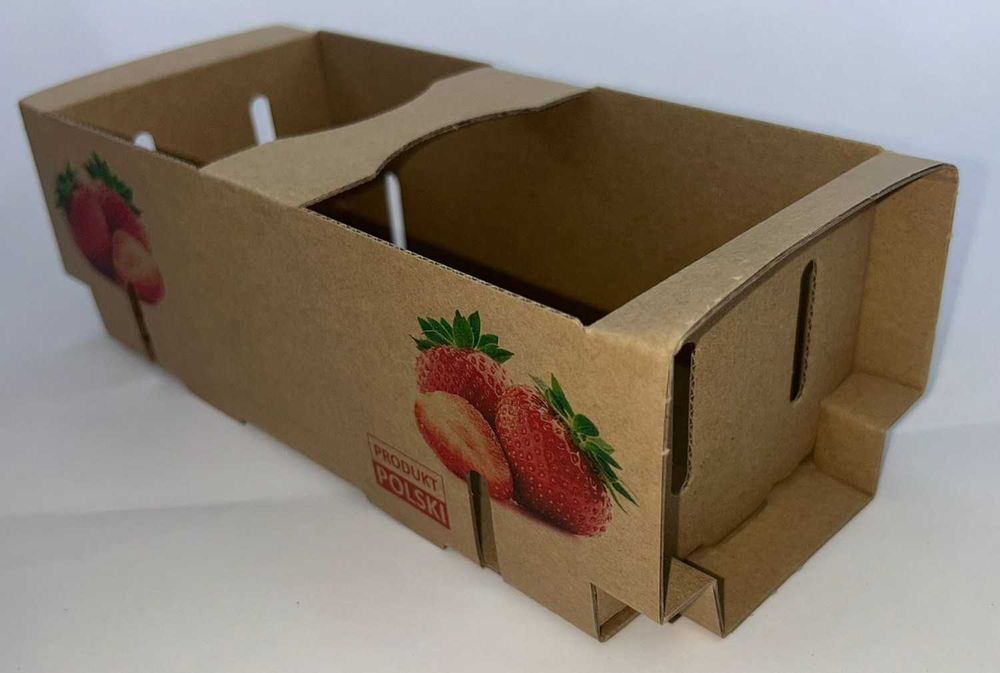 Łubianki Kobiałki Koszyczki tekturowe 0,5kg., na truskawki i owoce.
