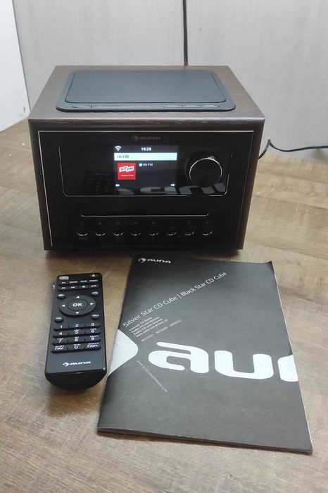 Інтернет радіо Auna Silver Star CD Cube FM CD MP3 Вт lcd Дисплей