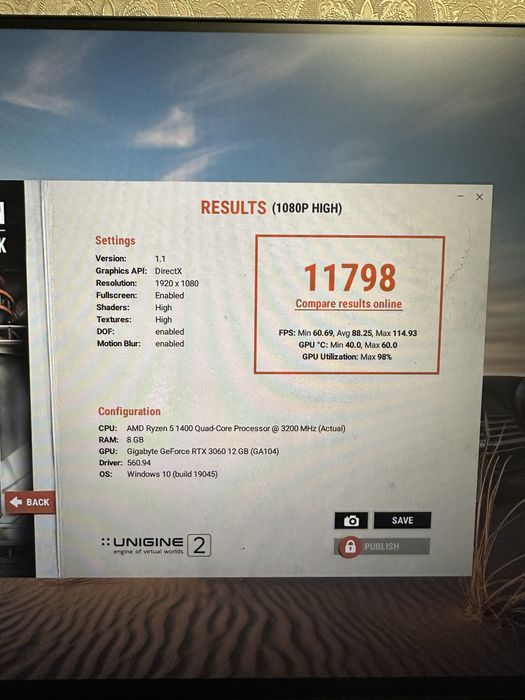 Відеокарта  RTX 3060 12GB Gigabyte Gaming