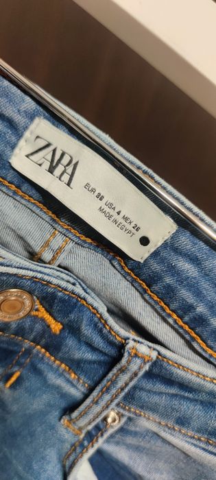 Jeansy ZARA 36 S bardzo elastyczne, stan idealny