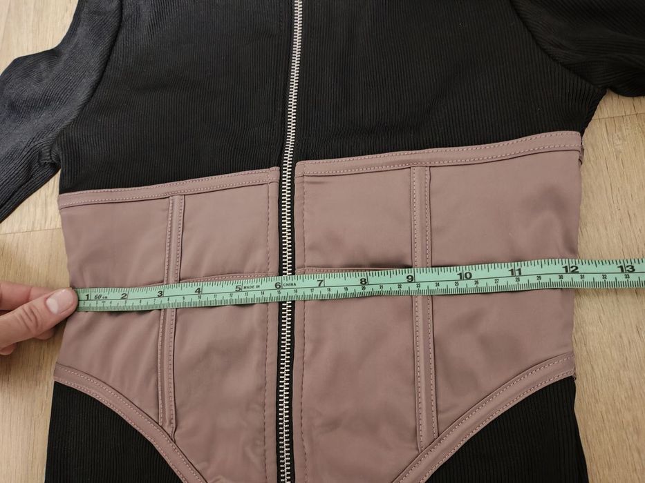 Сукня в рубчик з корсетом Maniere De Voir