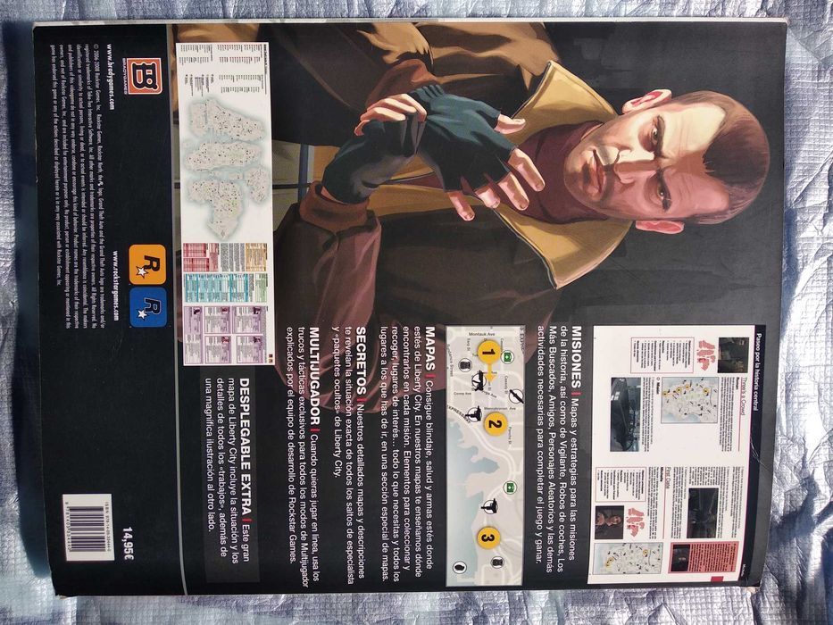 GTA 4 PS3 Platinum + Guia oficial em Espanhol