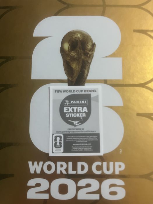 Vinícius Júnior Extra Sticker Panini FIFA World Cup 2026 - Raro