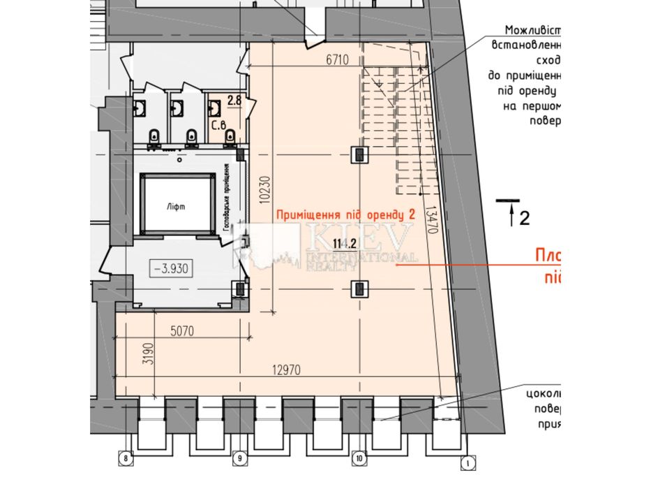 Оренда фасадних приміщень у центрі Києва, Фасад Майдан Незалежності