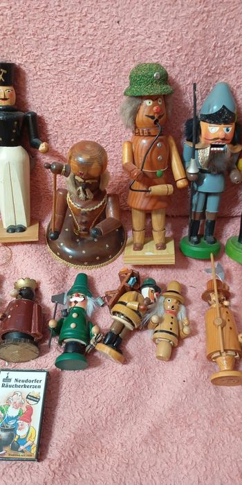 Курильщики. Щелкунчик. Дерево. Ручная работа.