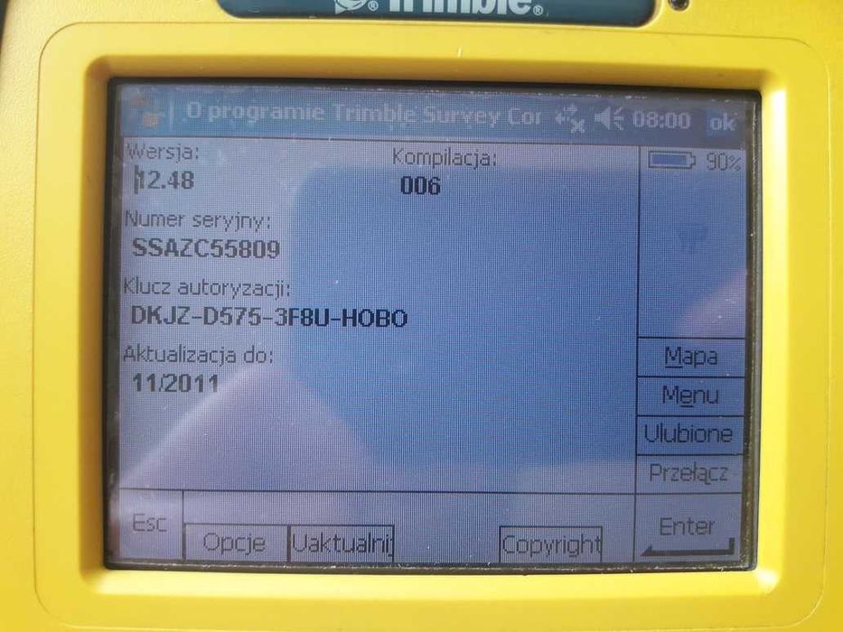 GPS Trimble SPS880 + TSC2