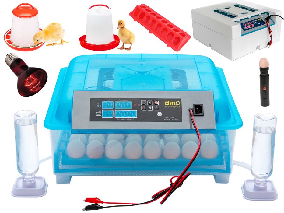 Kompletny ZESTAW do inkubacji jaj INKUBATOR AUTOMATYCZNY 230V 12V HIT!