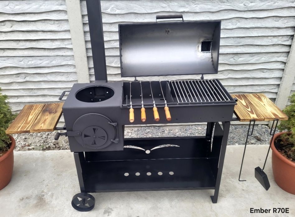 •100% Не поведе! • Мангал 5 мм: Гриль, Коптильня, Піч під Казан.