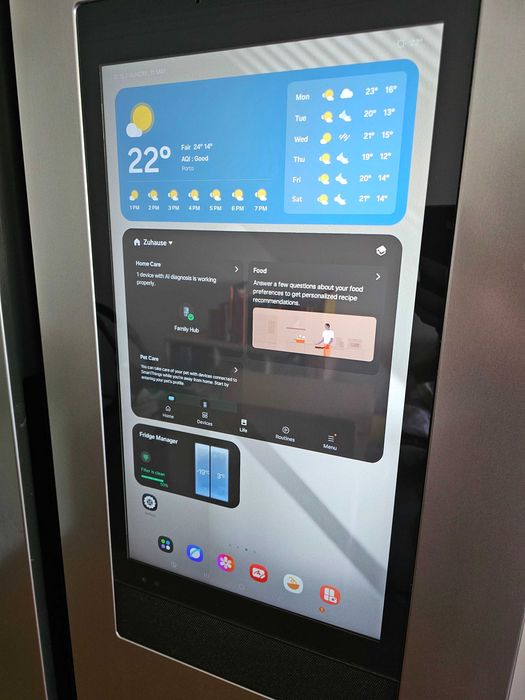 Samsung Family Hub RS6HA8880S9 Side by Side 614L Inox