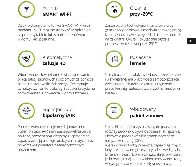 Klimatyzacja Rotenso Ukura H, 2,6 kW z montażem!