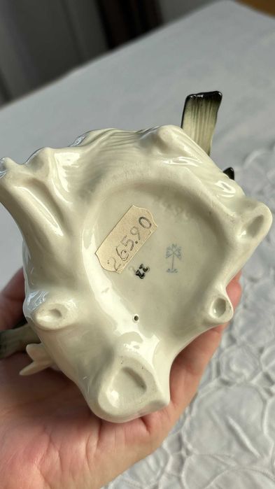 Karl Ens rzadka figurka ptaki gniazdo porcelana 7499