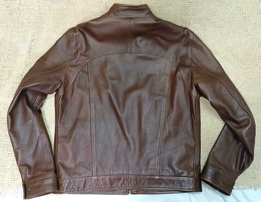 Кожаная куртка Flora Piel Италия натуральная кожа 48-50 размер