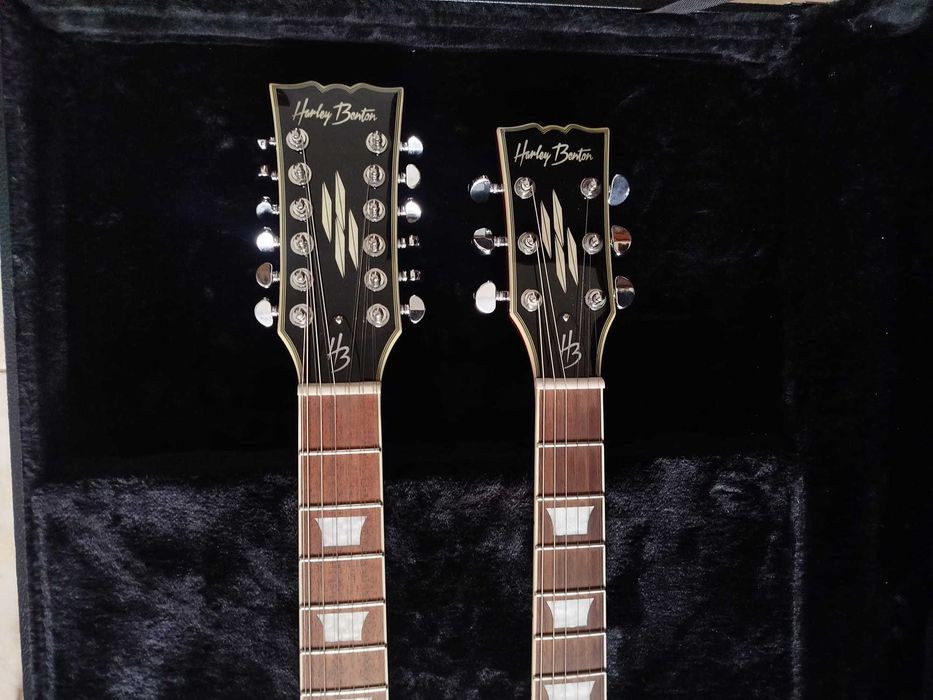 Guitarra Harley Benton DC-Custom II 612 Cherry
