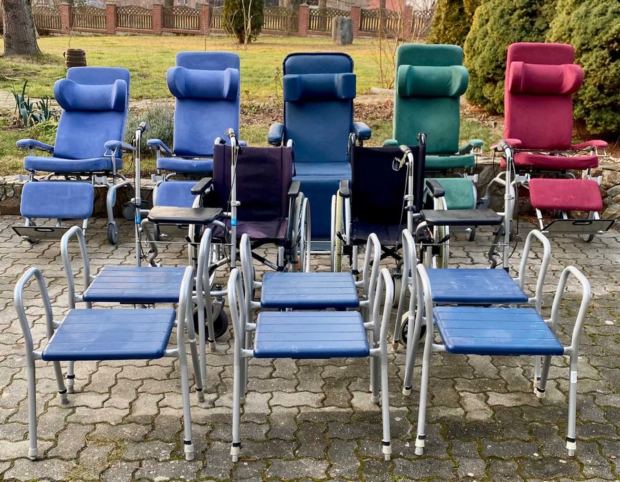 KATOWICE WYPOSAŻENIE DPS / Domu Opieki Geriatryczne Fotele Wózki Łóżka