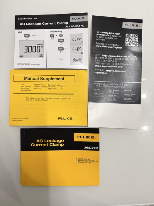 Струмовимірювальні кліщі FLUKE 369 FC