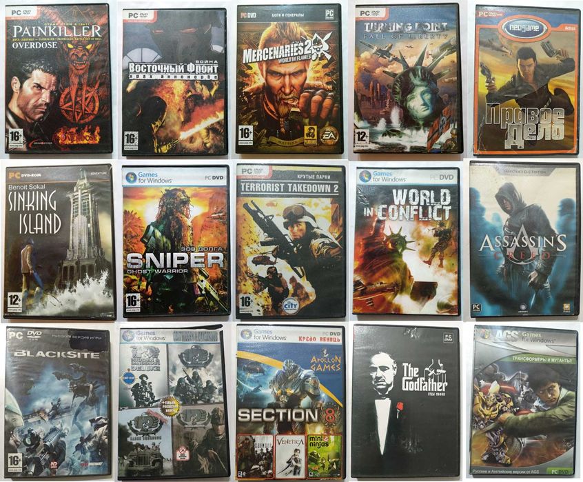 Диски для ПК dvd-game PC коллекционеру
