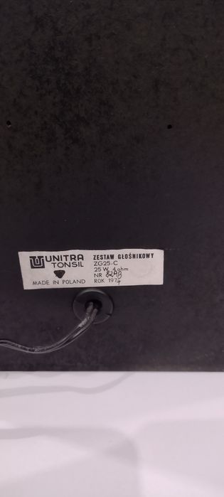Kolumny ZG 25 C UNITRA Tonsil
