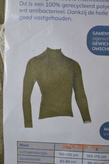 Термобельё. Водолазка. Длинный рукав. Нидерланды (Голландия). L. 07.23