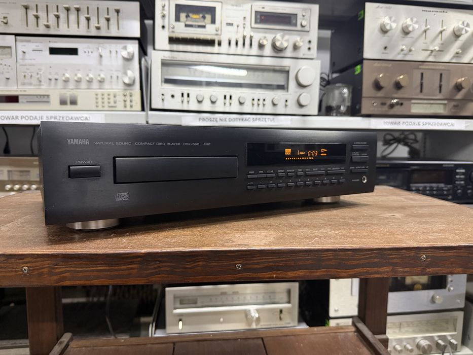 ‼️ Yamaha CDX-560 – Odtwarzacz CD Hi-Fi z Przetwornikiem 18-Bit DAC i aluminiowym frontem | Audio Room
