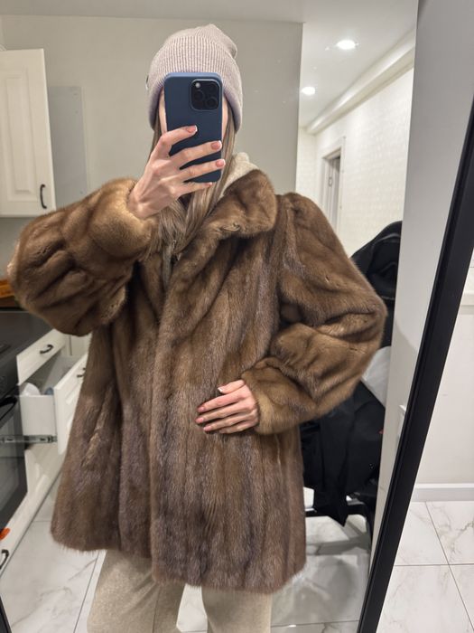 Шикарна норкова шуба 80см  Киев