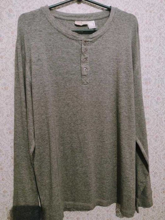 Батал! мужская футболка с длинным рукавом, серая.
Angels Jeanswear