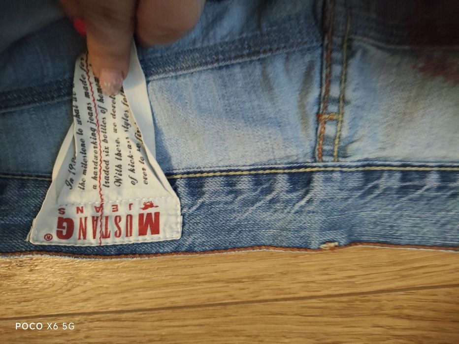 Spodnie męskie Mustang jeans rozm 33/34