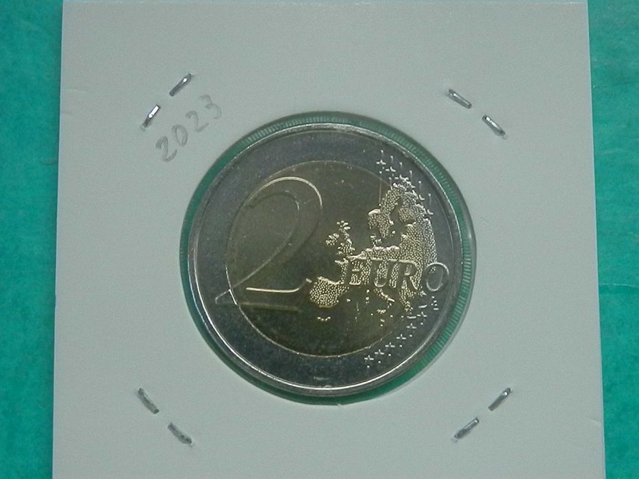 1115 - Euro: 2,00 euros 2023 "Uma moeda pela Paz", por 2,50