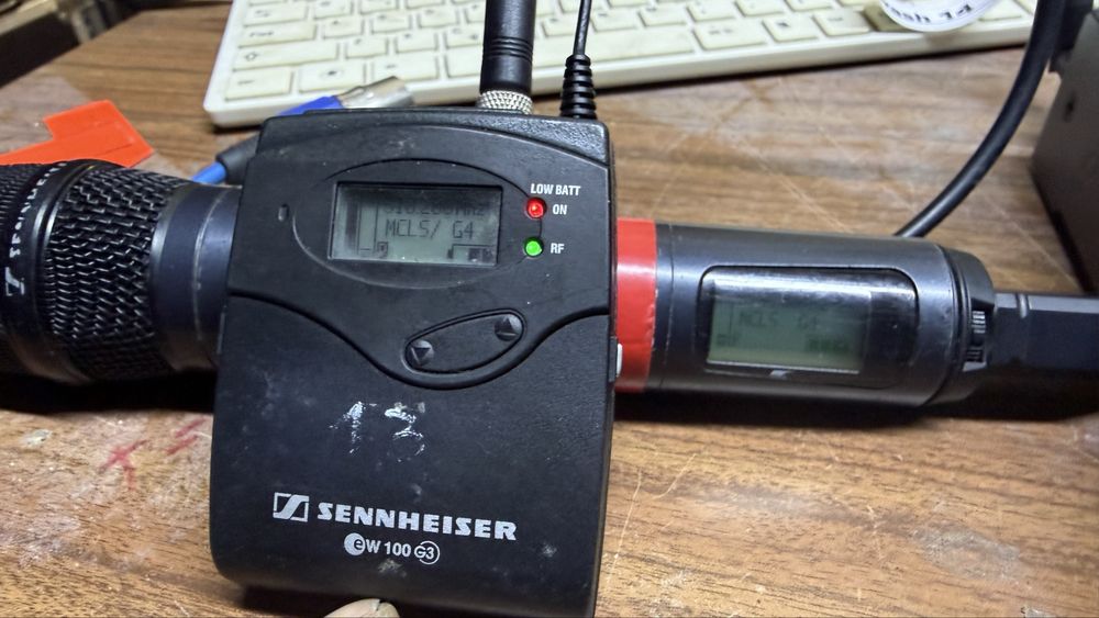 Microfenes sem fio sennheiser