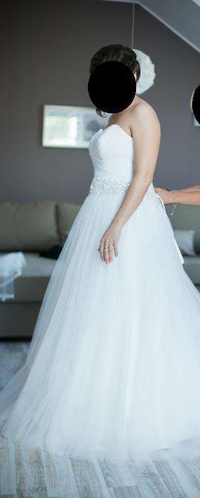 Suknia ślubna MS MODA Gloria roz. 38 GRATIS