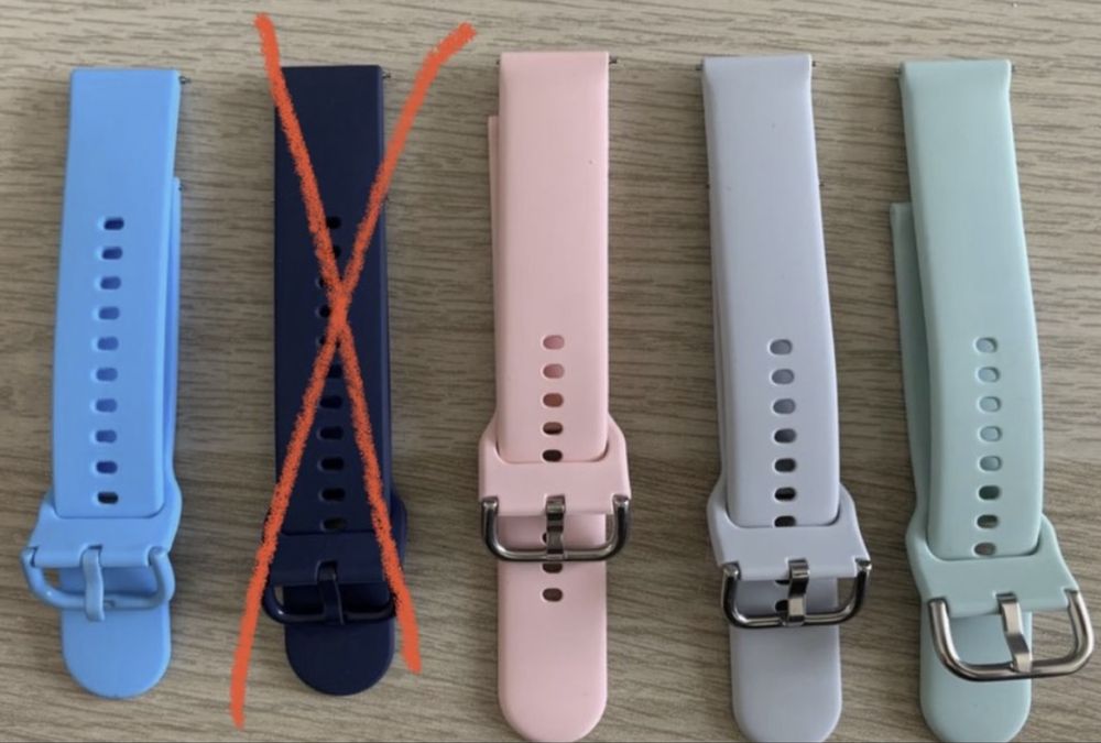 Silikonowy pasek, opaska, bransoleta do zegarka, Smartwatch. Apple