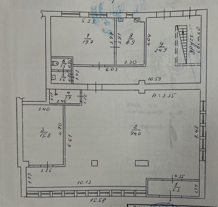 Оренда комерції 402 м² , 1$ м², довгостроково, вул. Пальохи 1
