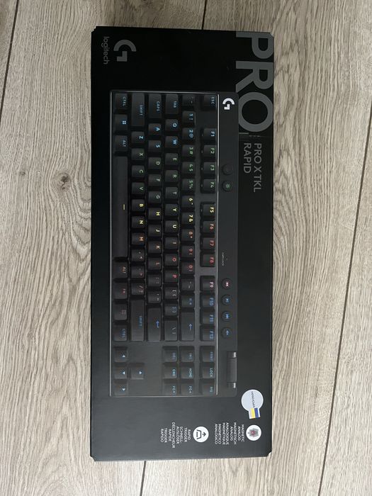 Клавіатура дротова Logitech G PRO X TKL RAPID Black