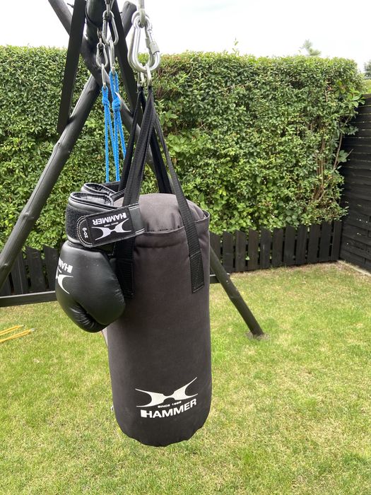 Zestaw bokserski HAMMER Junior + rękawice i opakowanie