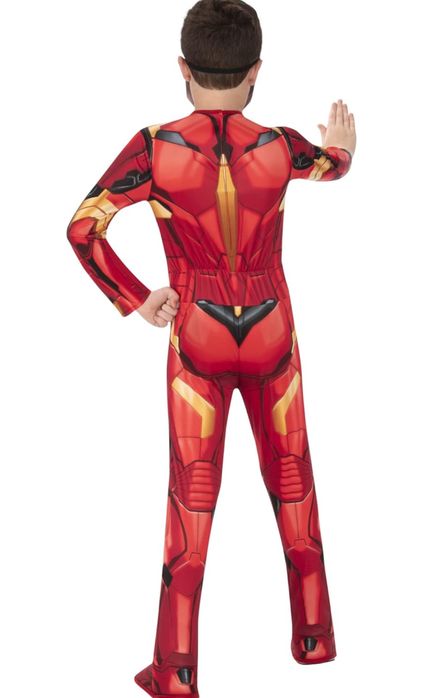 Fato halloween/carnaval homem de ferro 5/6 anos