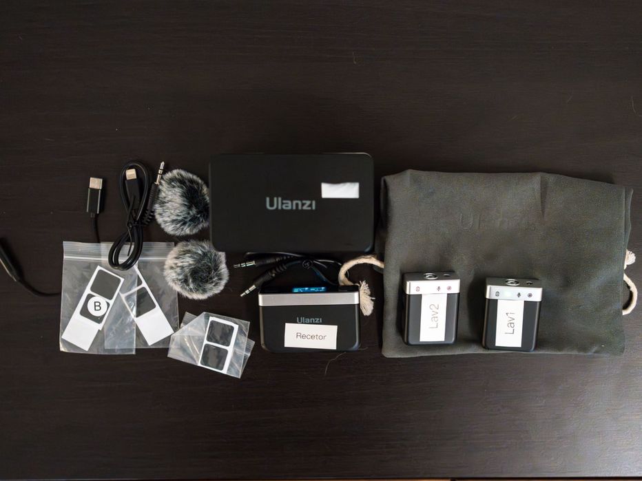 Microfone Ulanzi U-Mic AM18 Wireless Lavalier