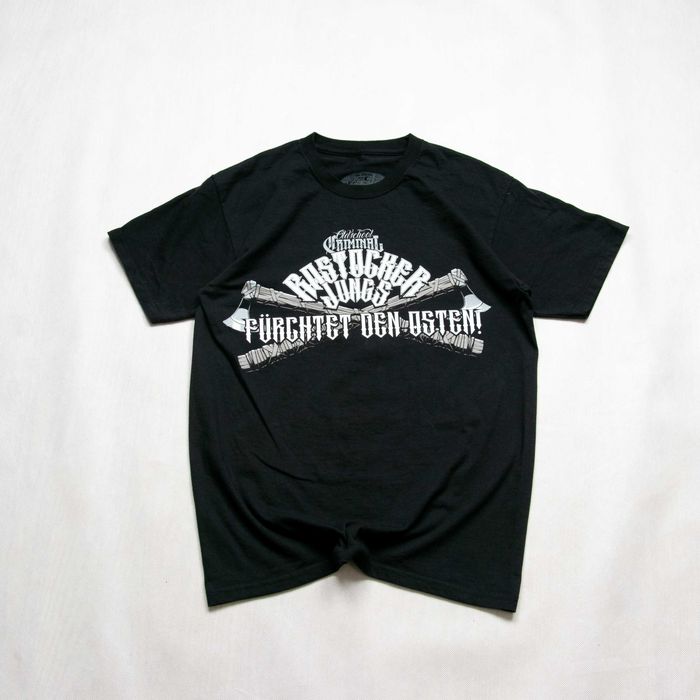 oldschool criminal t-shirt doubleprint M made in Germany slim