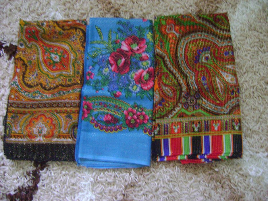 шерстяные платки новые, платки суконные ссср 100х100см б/у