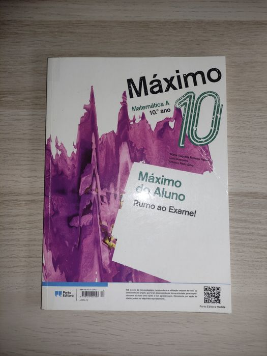 Caderno de fichas/Rumo ao Exame - Máximo Matemática A 10° ano