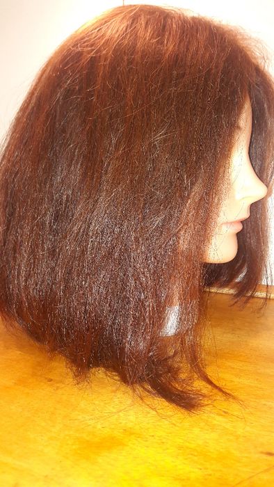 Peruca de cabelo natural