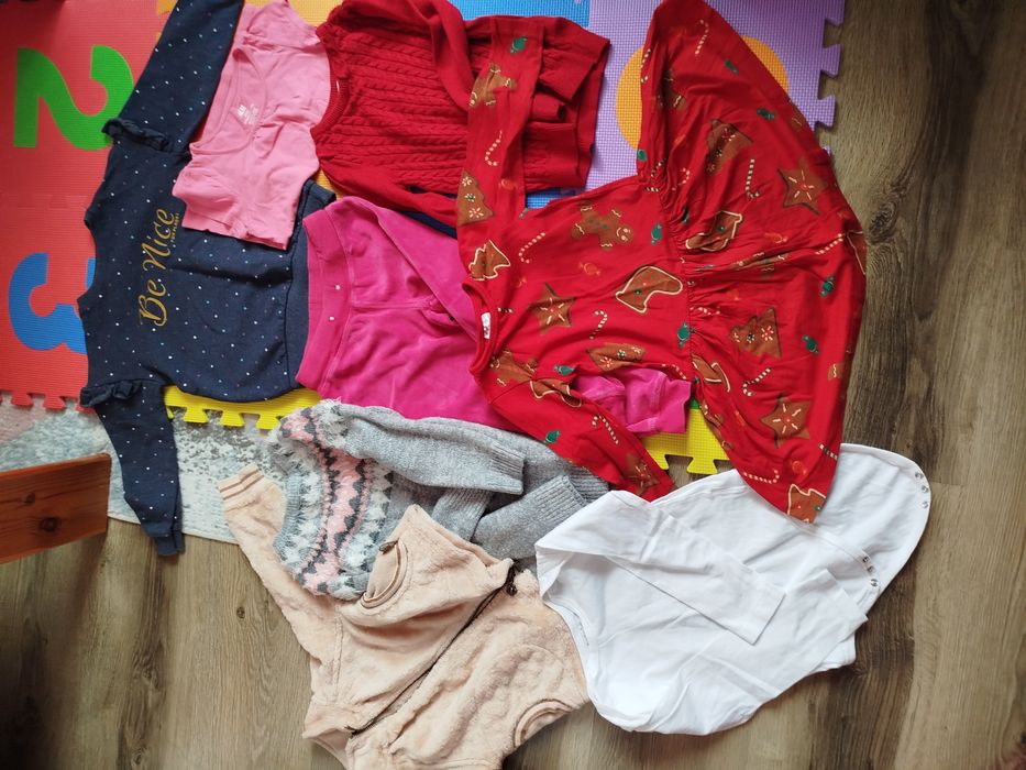 Ubranka jesień zima dziewczęce 98-104