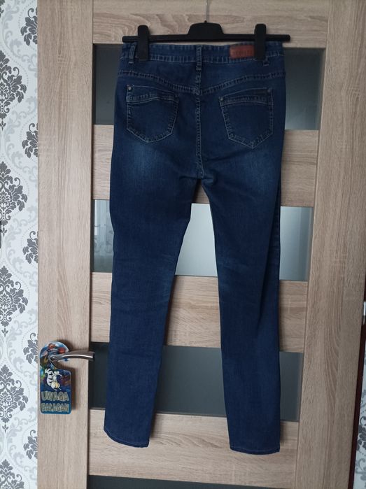 Spodnie jeansowe granat L