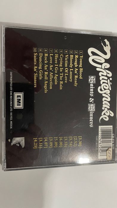Whitesnake – Saints & Sinners - cd